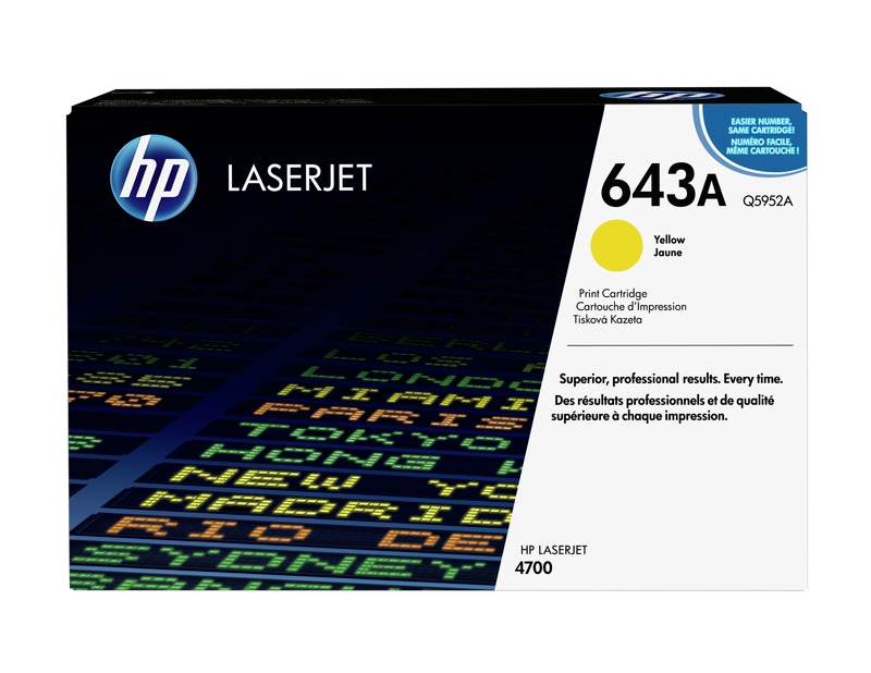HP LaserJet 643A Yellow Print Cartridge